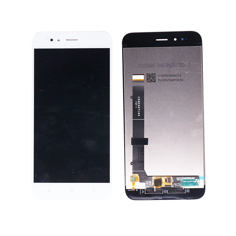 5.5 "أسود / أبيض الهاتف المحمول ل xiaomi mi a1 5x شاشة lcd لمس الشاشة محول الأرقام الجمعية