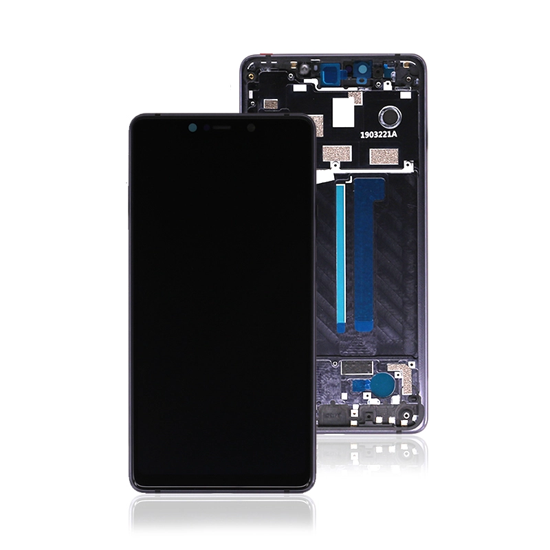 5.88 "ل xiaomi mi8 se شاشة lcd مع شاشة اللمس محول الأرقام الإطار الجمعية الهاتف LCD