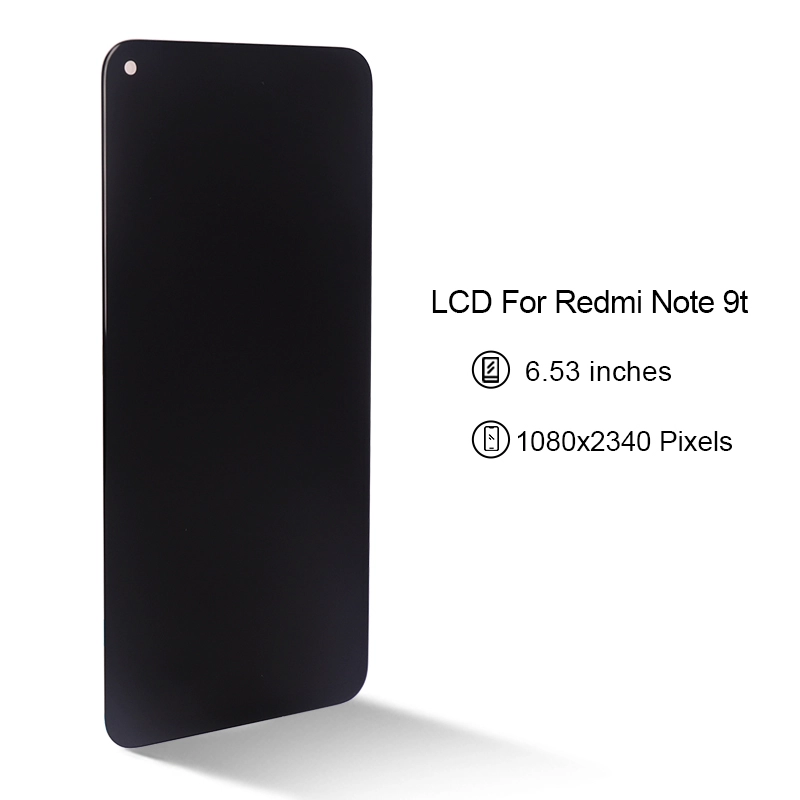 6.53 "الهاتف المحمول ل xiaomi redmi ملاحظة 9T شاشة lcd لمس الشاشة محول الأرقام الجمعية الأسود
