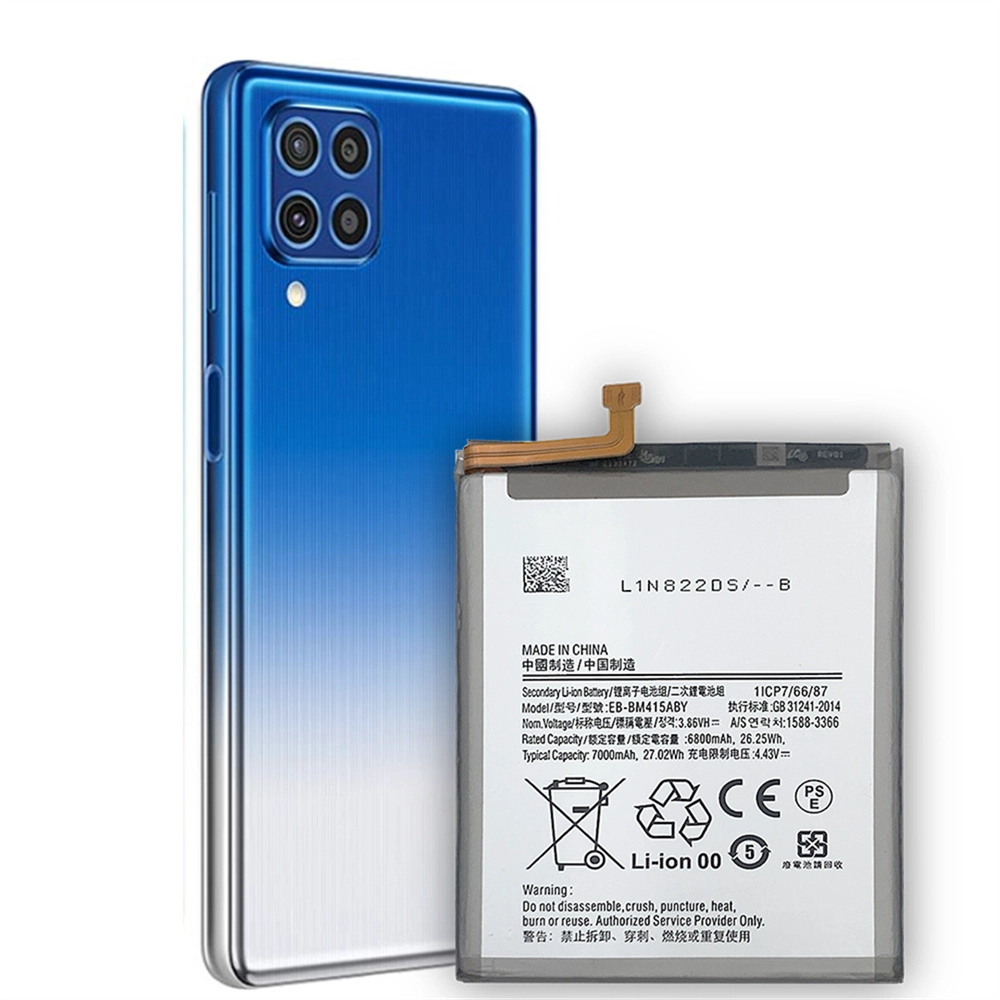 6800mAh 3.85V EB-BM415ABY Batterie für Samsung M515 M415 M62 F62 Neue Mobiltelefonbatterie
