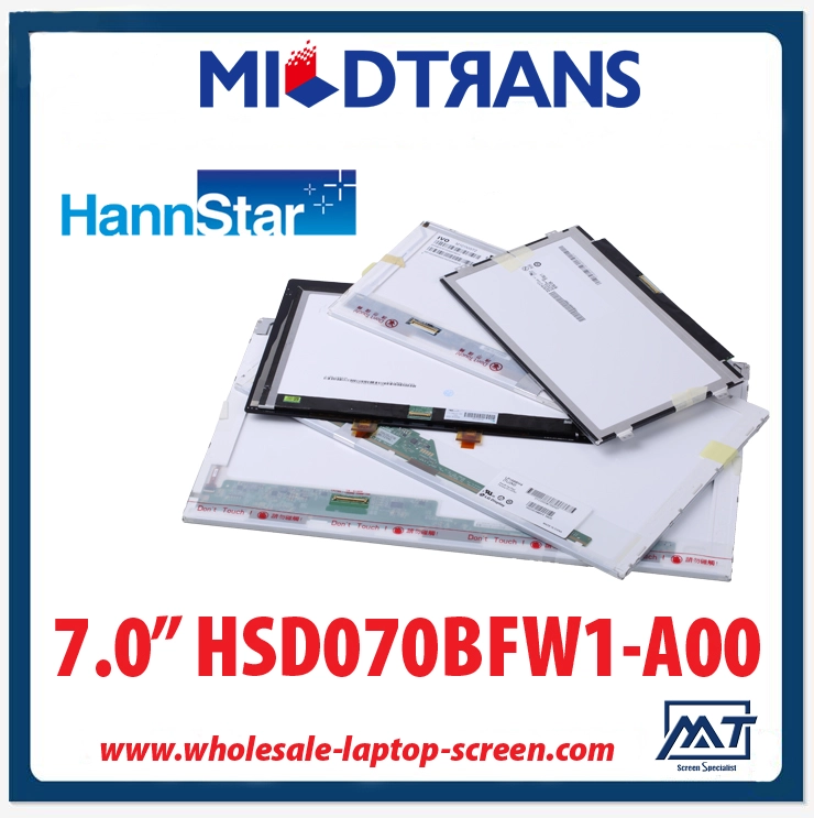 7.0 "HannStarなしバックライトノートPCオープンセルHSD070BFW1-A00 1024×600のCD /㎡0 C / R 800:1