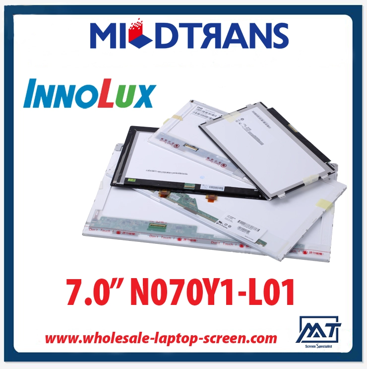 7.0" Innolux CCFL backlight laptops LCD panel N070Y1-L01 800×480 cd/m2 250 C/R 400:1