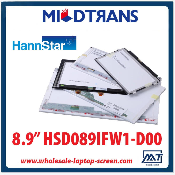 8.9" HannStar WLED backlight notebook computer LED display HSD089IFW1-D00 1024×600 cd/m2 300 C/R 500:1