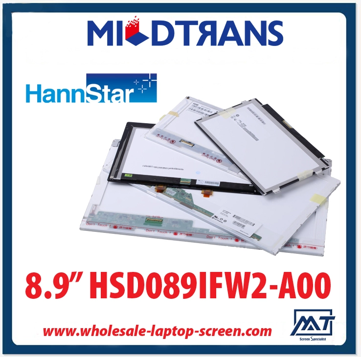 8.9" HannStar WLED backlight notebook pc LED display HSD089IFW2-A00 1024×600 cd/m2 200 C/R 500:1