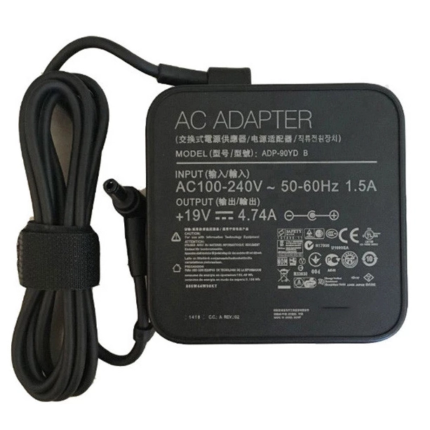 ADP-90YDB19V4.74A90W5.5X2.5mmラップトップ充電器ACアダプタ用AsusのX502CAX550CX550CAX550ZX550ZAX551CX551CA電源