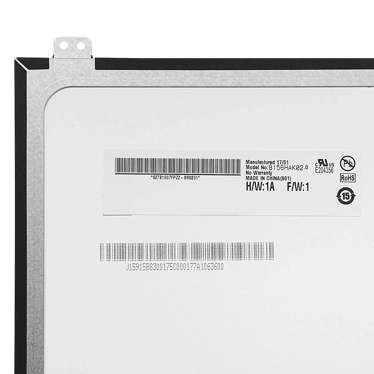 B156hak02.0 15.6 "Tela de toque para NV156FHM-T00 para Lenovo ThinkPad T570 T580 Laptop LED Display LCD