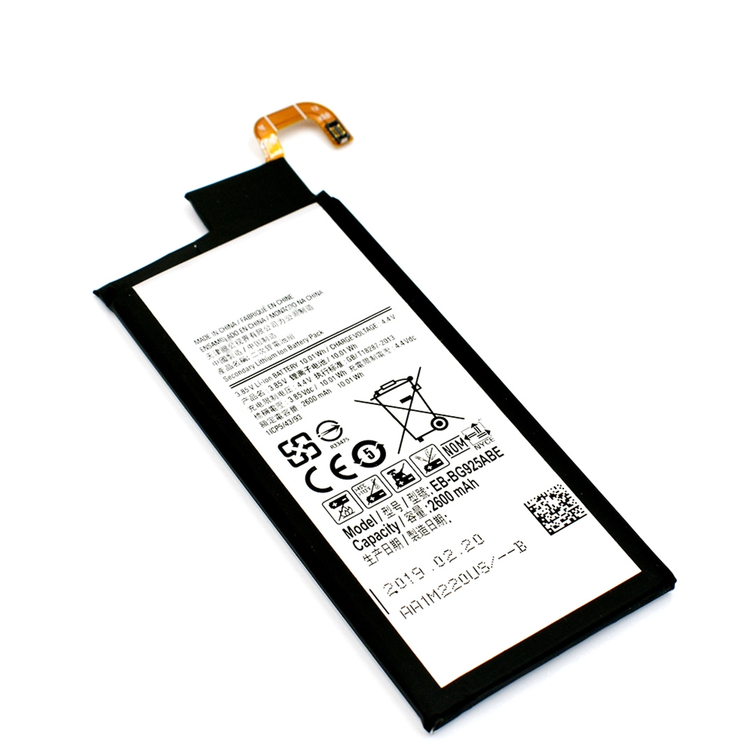 Battery Eb-Bg925Aba For Samsung Galaxy S6 Edge G9250 3.85V 2600Mah Mobile Phone Battery