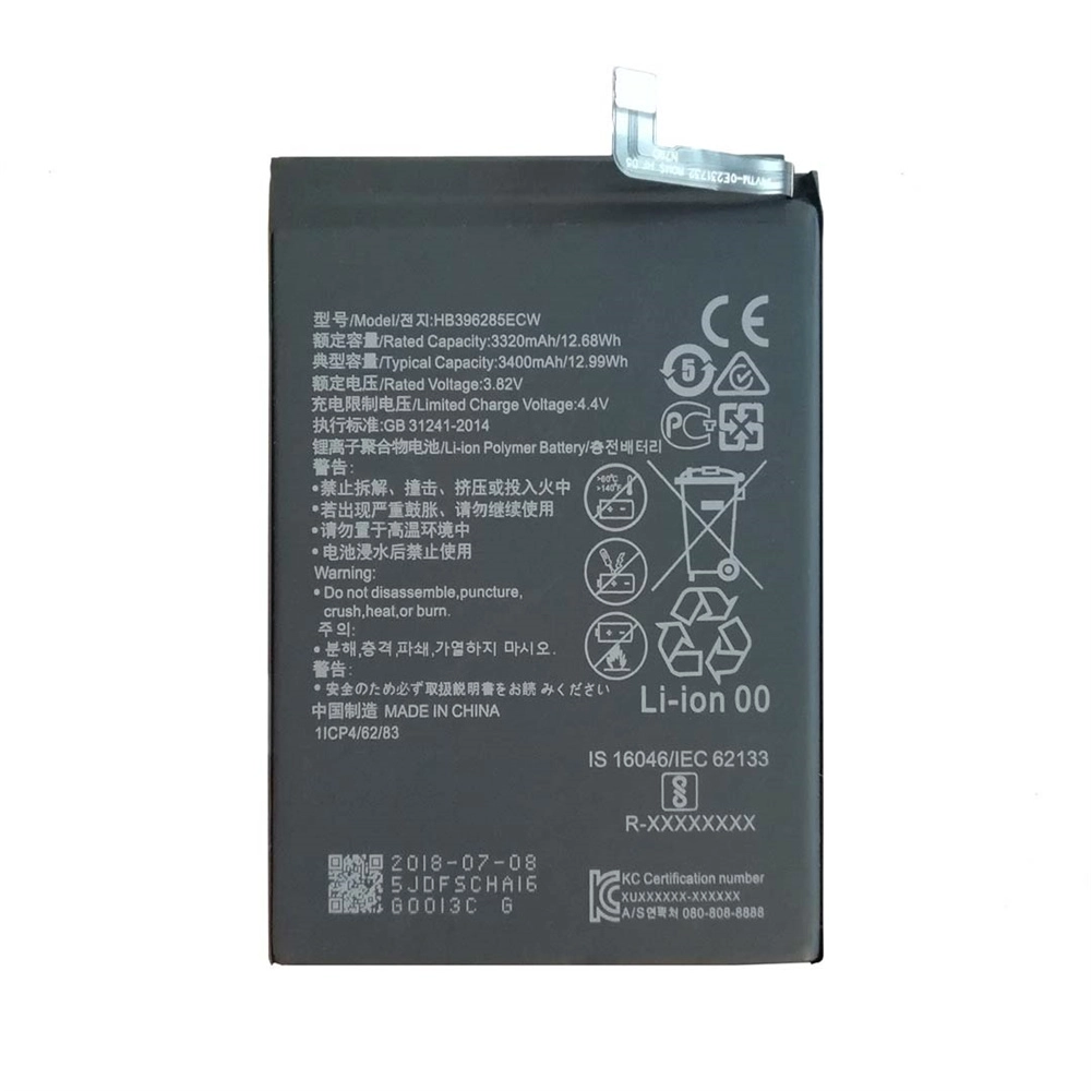 Huawei 명예 10 배터리 3320mAh HB396285ECW 배터리 교체 용 배터리 교체