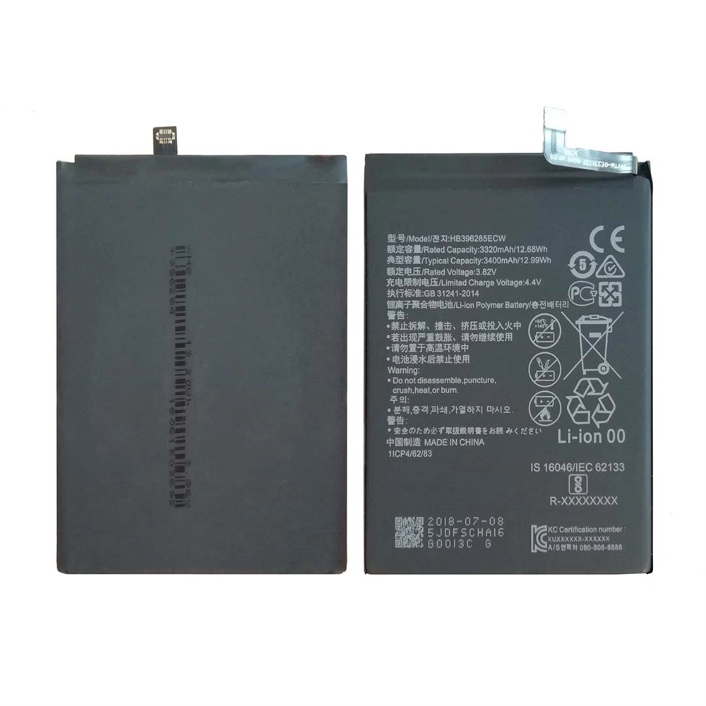 Huawei 명예 10 배터리 3320mAh HB396285ECW 배터리 교체 용 배터리 교체