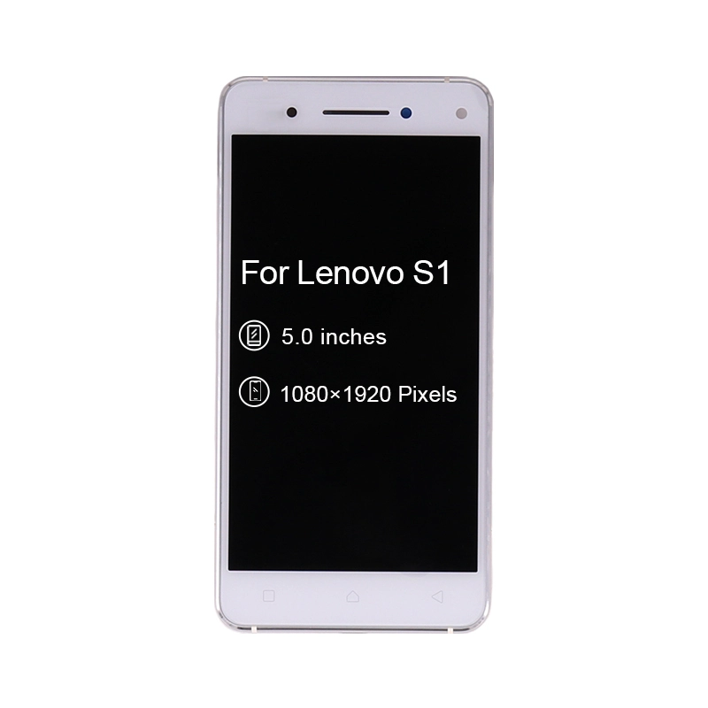 Black White For Lenovo Vibe S1 Lcd Display Touch Screen Digitizer Assembly Mobile Phone