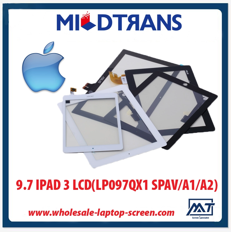 9.7 IPAD 3 LCD(LP097QX1 SPAV A1、A2)のための中国の卸売業者タッチスクリーン