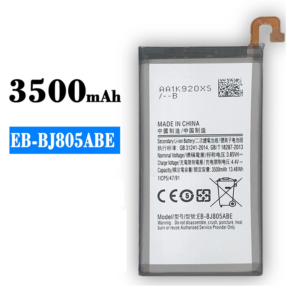 Eb-Bj805Abe 3500Mah Li-Ion Battery Replacement For Samsung Galaxy A60 Plus A605 Phone Battery