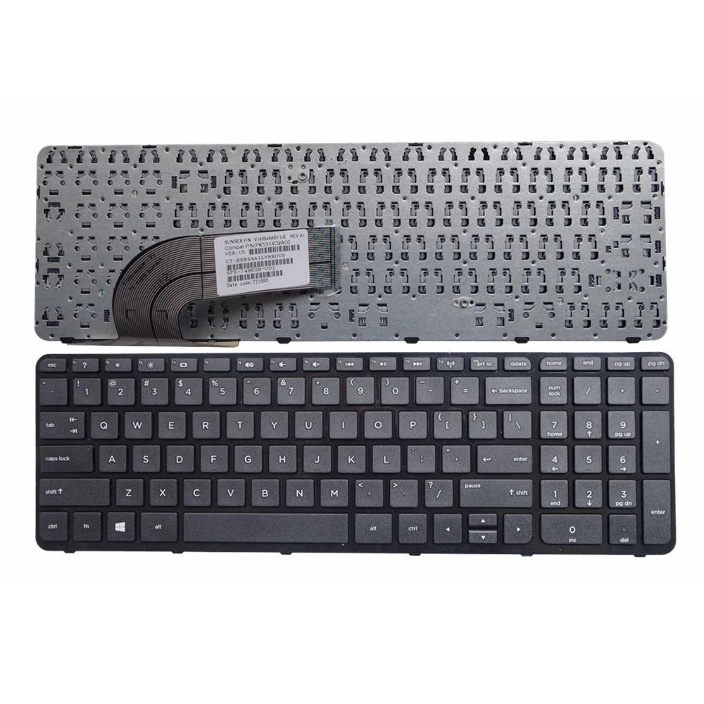 English Laptop keyboard for HP pavilion 15-N 15-E 15E 15N 15T 15-F 15-G 15-R 15-A 15-S 15-H 250 G2 G3 255 G2 G3 256 G2 G3 US