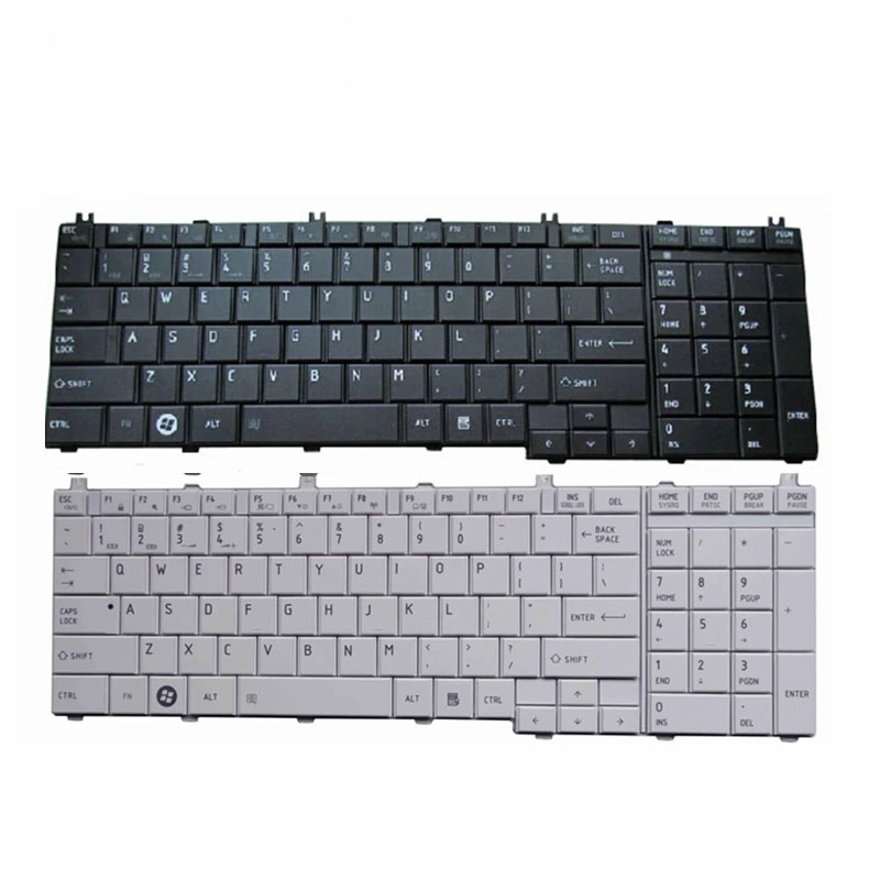 Teclado Inglês para Toshiba Satellite L670 L670D L675 L675D C660 C660D C655 L655 L655D C650 C650D L650 C670 L750 L650D Laptop