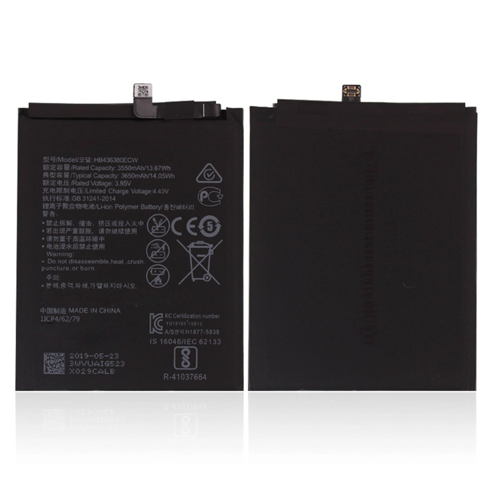 공장 가격 뜨거운 판매 배터리 HB436380ECW 3650MAH 배터리 Huawei P30 배터리