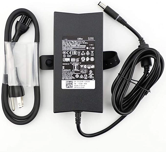 Para Dell 130W WATT PA-4E AC DC 19.5V 6.7A Carregador de carregador de bateria do adaptador de energia com cabo