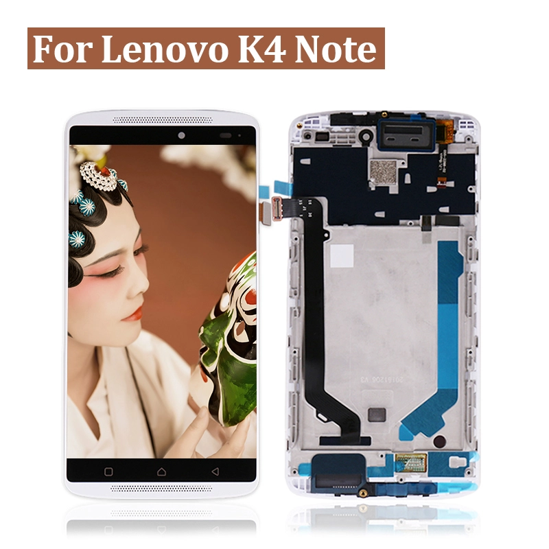 Para Lenovo Vibe K4 Note LCD A7010 A7010A48 Pantalla de teléfono Pantalla táctil Conjunto digitalizador Negro