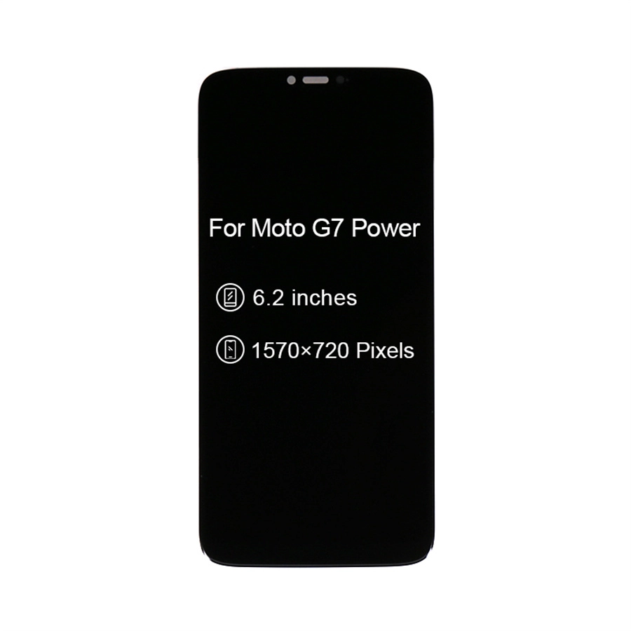 모토 G7 전원 XT1955 LCD 디스플레이 터치 스크린 디지타이저 휴대 전화 어셈블리 교체