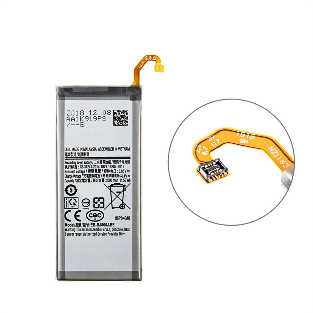Für Samsung Galaxy J8 New Battery Ersatz EB-BJ800ABE 3000mAh 3.85V Batterie