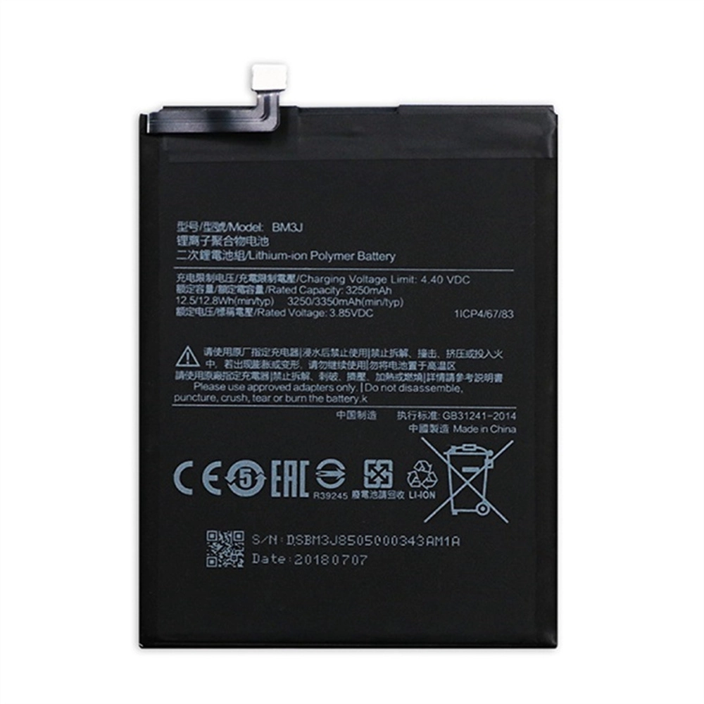 For Xiaomi Mi 8 Lite Mi 8X Battery 3250Mah New Battery Replacement Bm3J 3.85V Battery