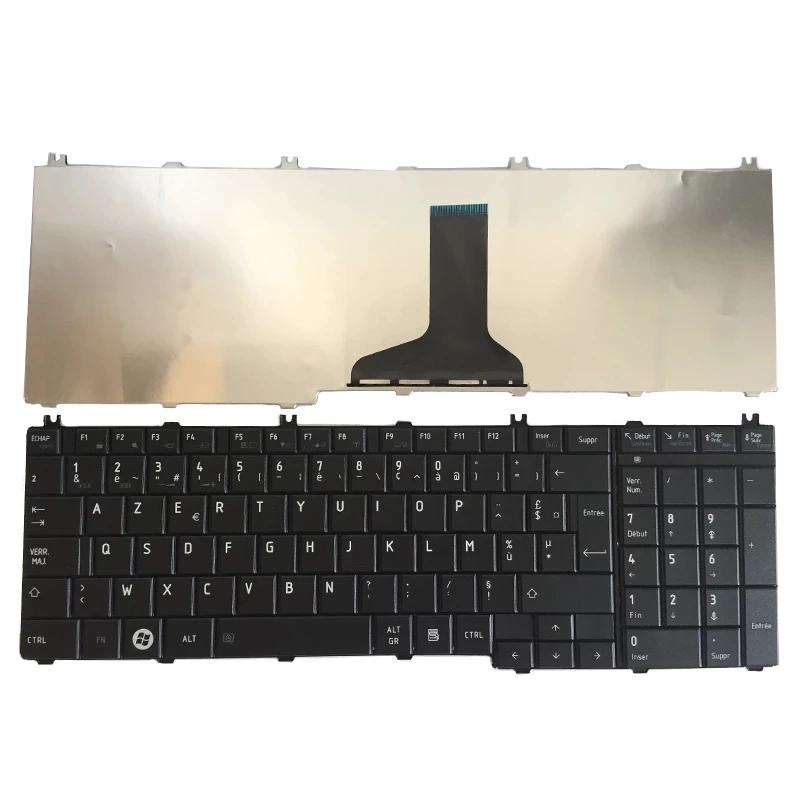 Tastiera francese per Toshiba Satellite C650 C655 C655D C660 C670 L650 L655 L670 L675 L750 L755 L755D Black Laptop BR Keyboard