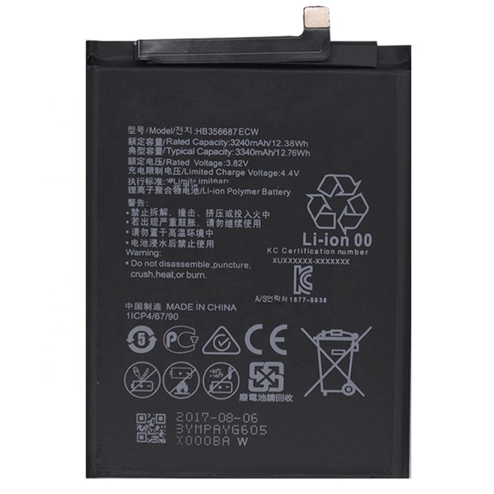Batteria sostitutiva HB356687ECW 3340Mah per Huawei P30 Lite Nova 4e batteria