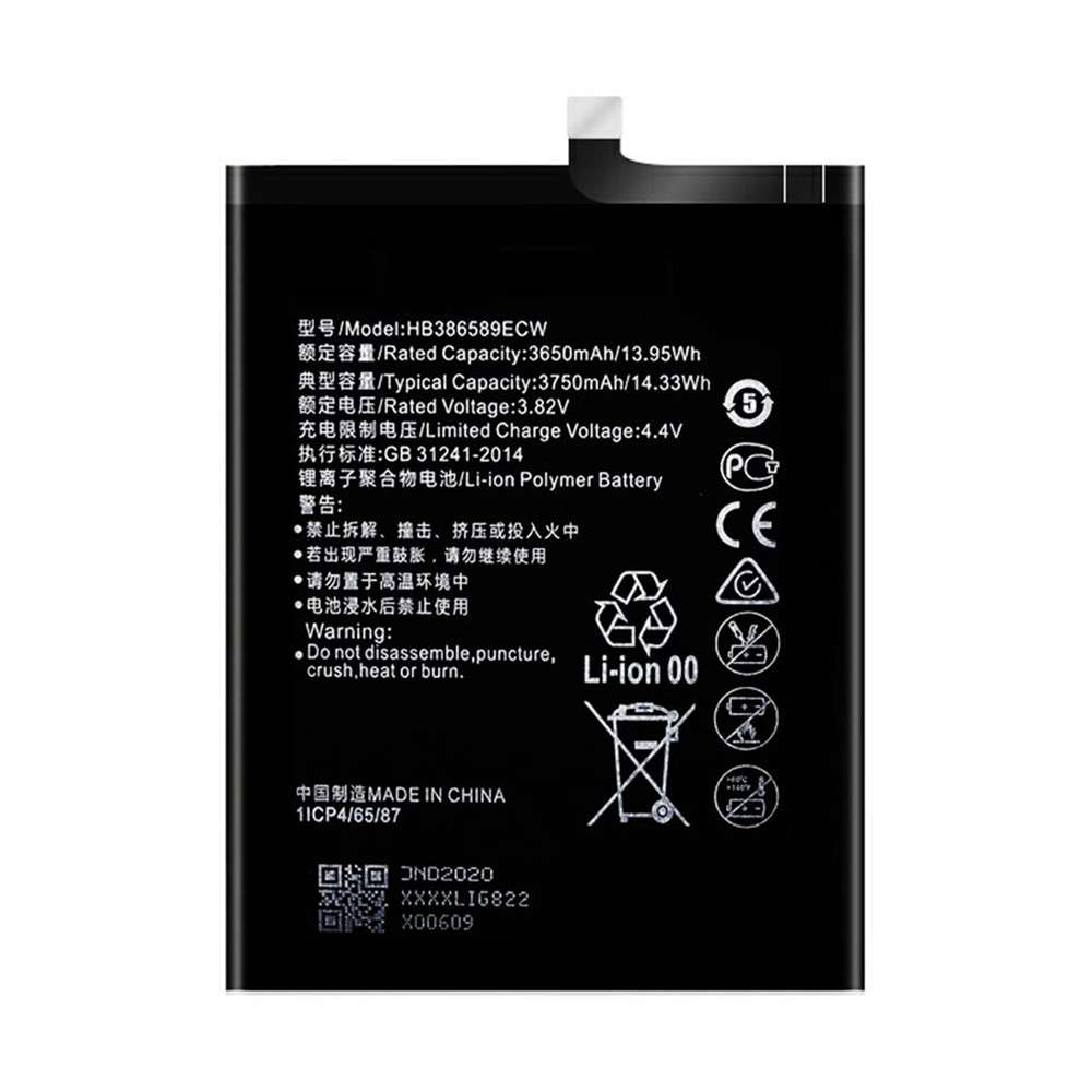 Hb386589Ecw 3650Mah Li-Ion Battery For Huawei Honor 8C Mobile Phone Battery