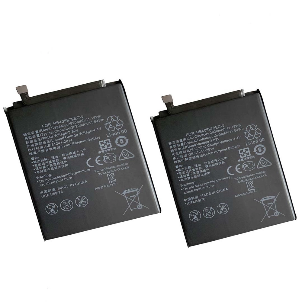 HB405979ECW 교체 Forhuawei Y6 Pro 휴대 전화 배터리 3020mAh 3.82V