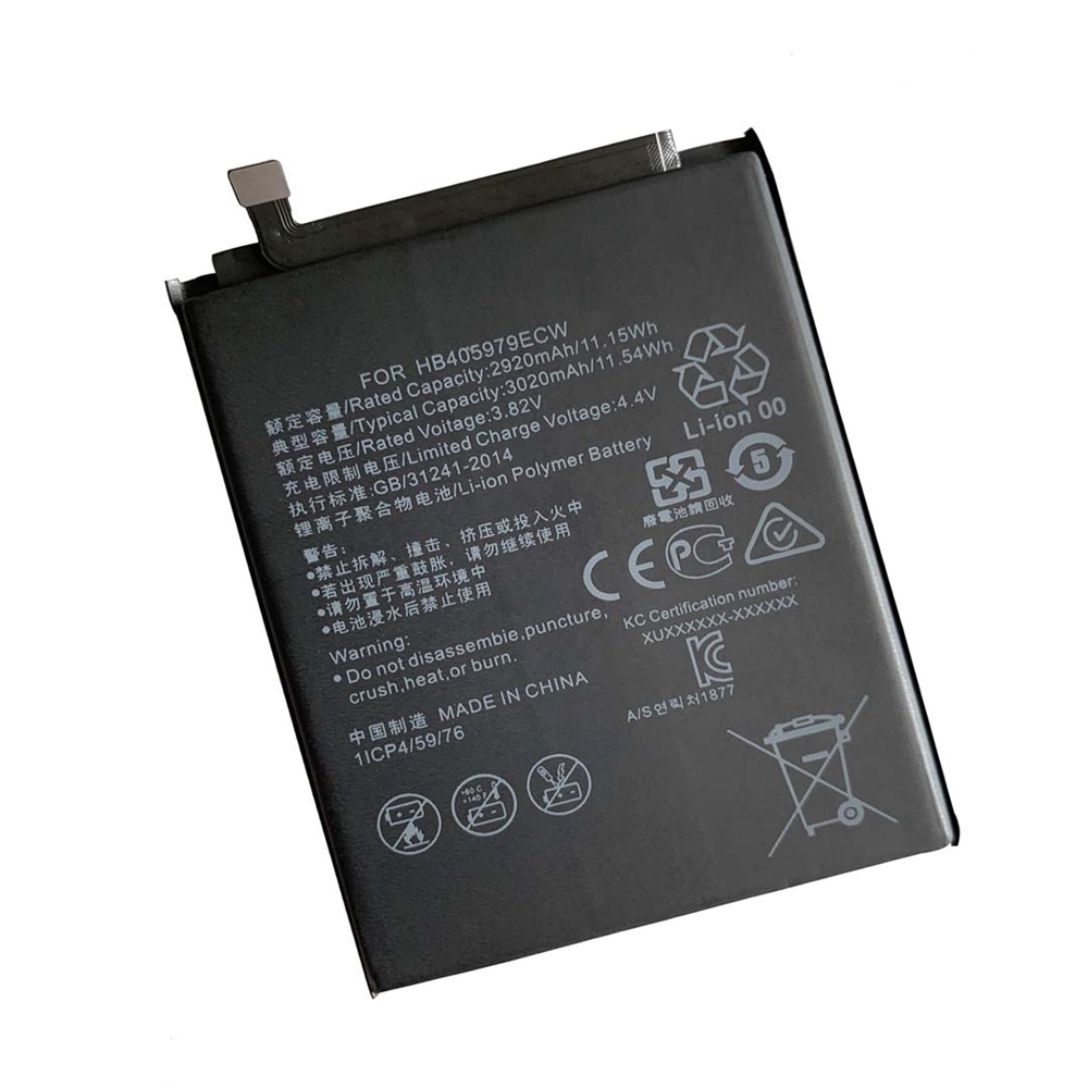 HB405979ECW 교체 Forhuawei Y6 Pro 휴대 전화 배터리 3020mAh 3.82V