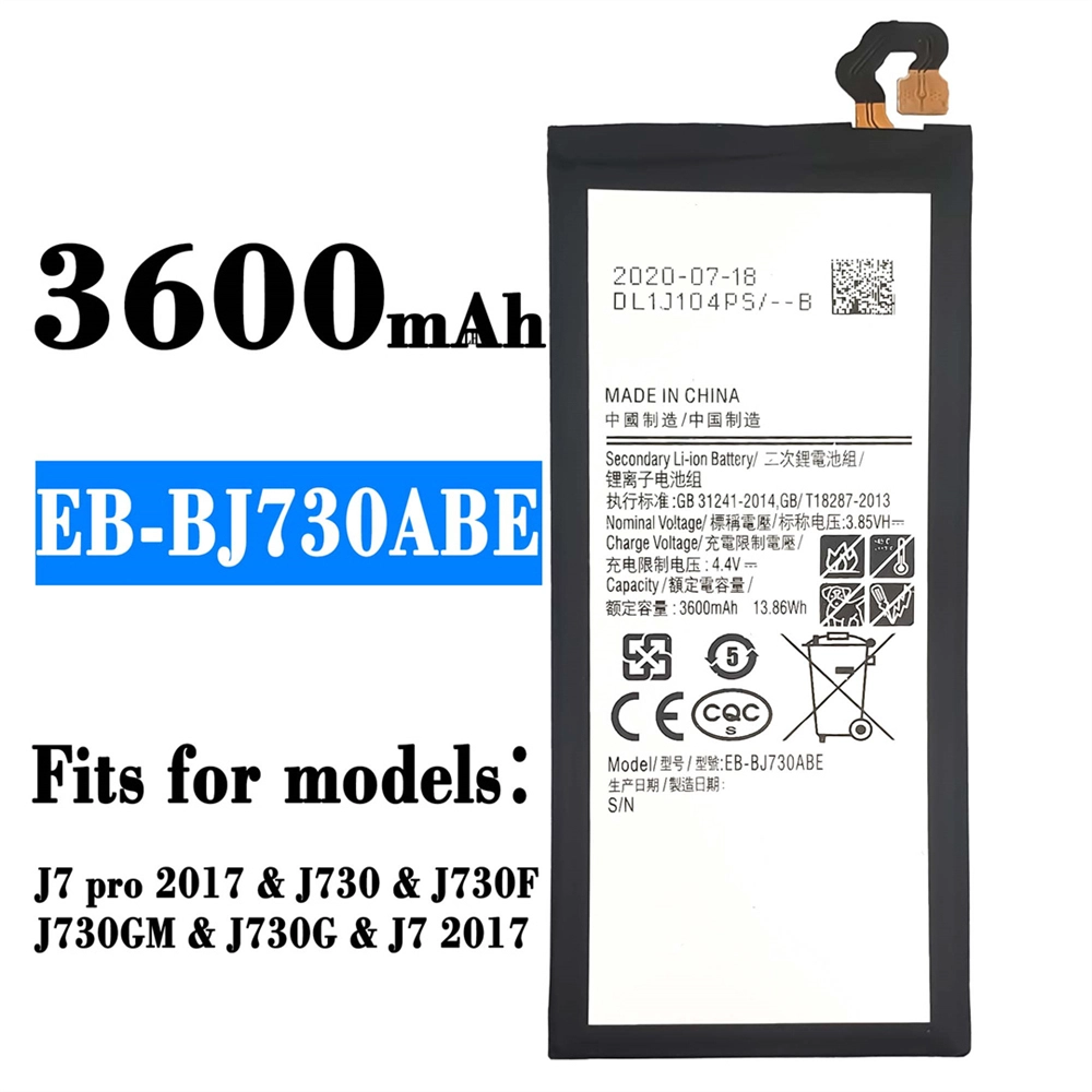 삼성 갤럭시 J7 Pro J730F 배터리 EB-BJ730ABE 휴대 전화 배터리 교체 용 뜨거운 판매