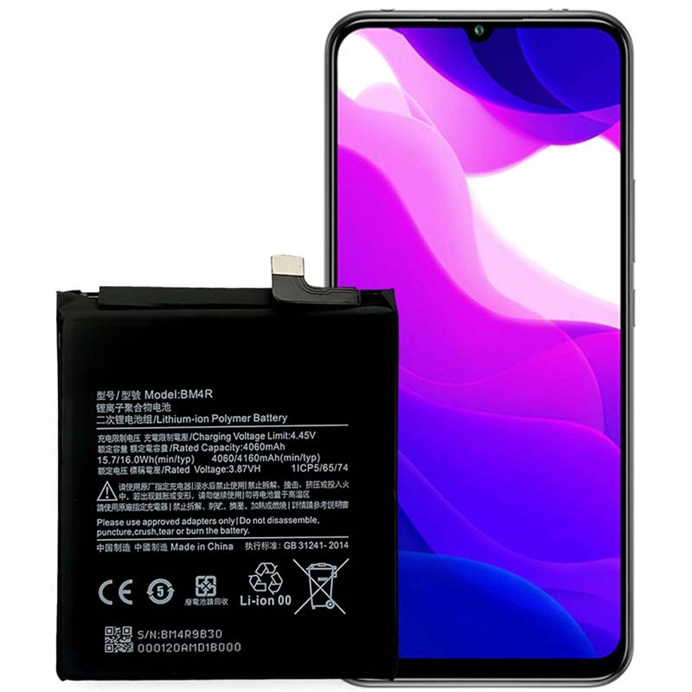 Sıcak Satış Xiaomi Mi 10 Gençlik Pil BM4R Telefon Pil Değiştirme 4160mAh