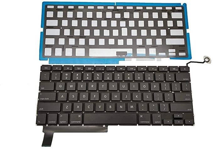 키보드 A1286 2009-2012 MB985LL MC986LL MC118LL MC372LL MC373LL MC721LL MC723LL MD318LL MD322LL MD103LL MD104LL 시리즈 노트북 블랙 미국 레이아웃