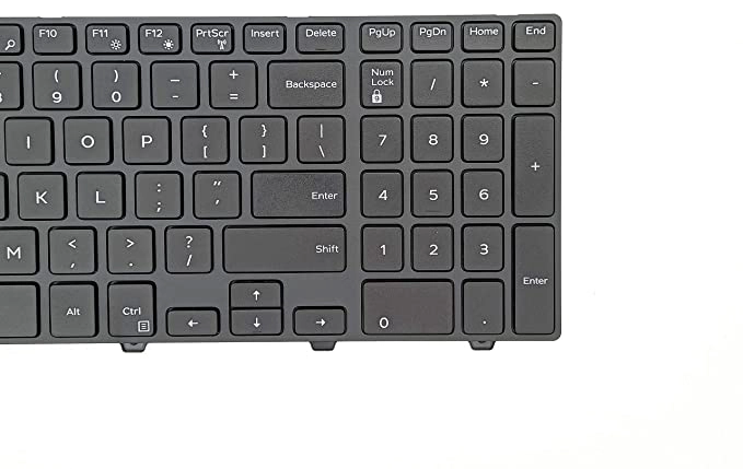 Teclado para Dell Inspiron 15 3000 5000 5000 3000 3000 3541 3552 3543 3551 3552 3558 3551 3552 3558 3551 3567 5542 5545 5758 5755 5758 5759 5752 5758 5759 5759, inspiron 17 5000 5748 5749 5755 5758 5749 5755 5758 5759