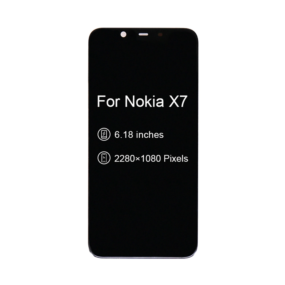 LCD Screen For Nokia X7 7.1 Plus Lcd Display Touch Screen Digitizer Cell Phone LCD Assembly