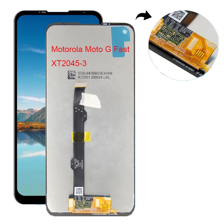 液晶显示屏触摸屏数字化仪移动电话组件Moto G Fast XT2045 LCD Black