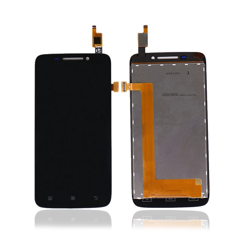 LCD Dokunmatik Ekran Digitizer Telefon Meclisi Yedek Parça Ekran Lenovo S650 4.7 "Siyah Beyaz