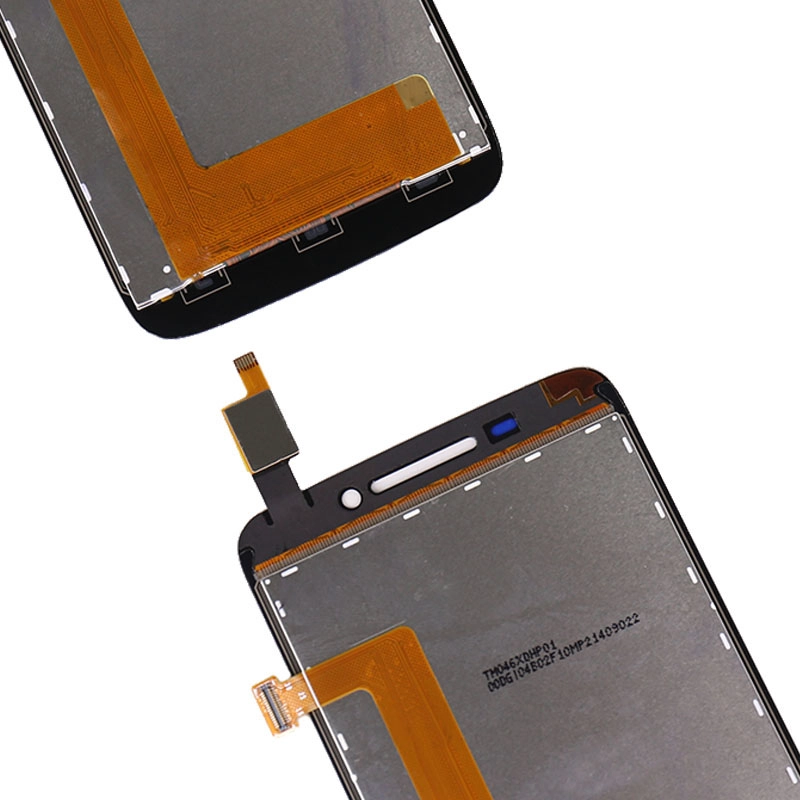 LCD Dokunmatik Ekran Digitizer Telefon Meclisi Yedek Parça Ekran Lenovo S650 4.7 "Siyah Beyaz