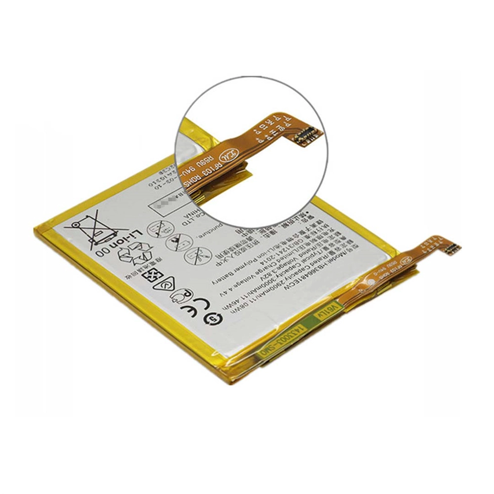 Li-Ion-Batterie für Huawei-Ehre 8 HB366481ECW 3.8V 2900mAh-Mobiltelefon-Akku-Ersatz