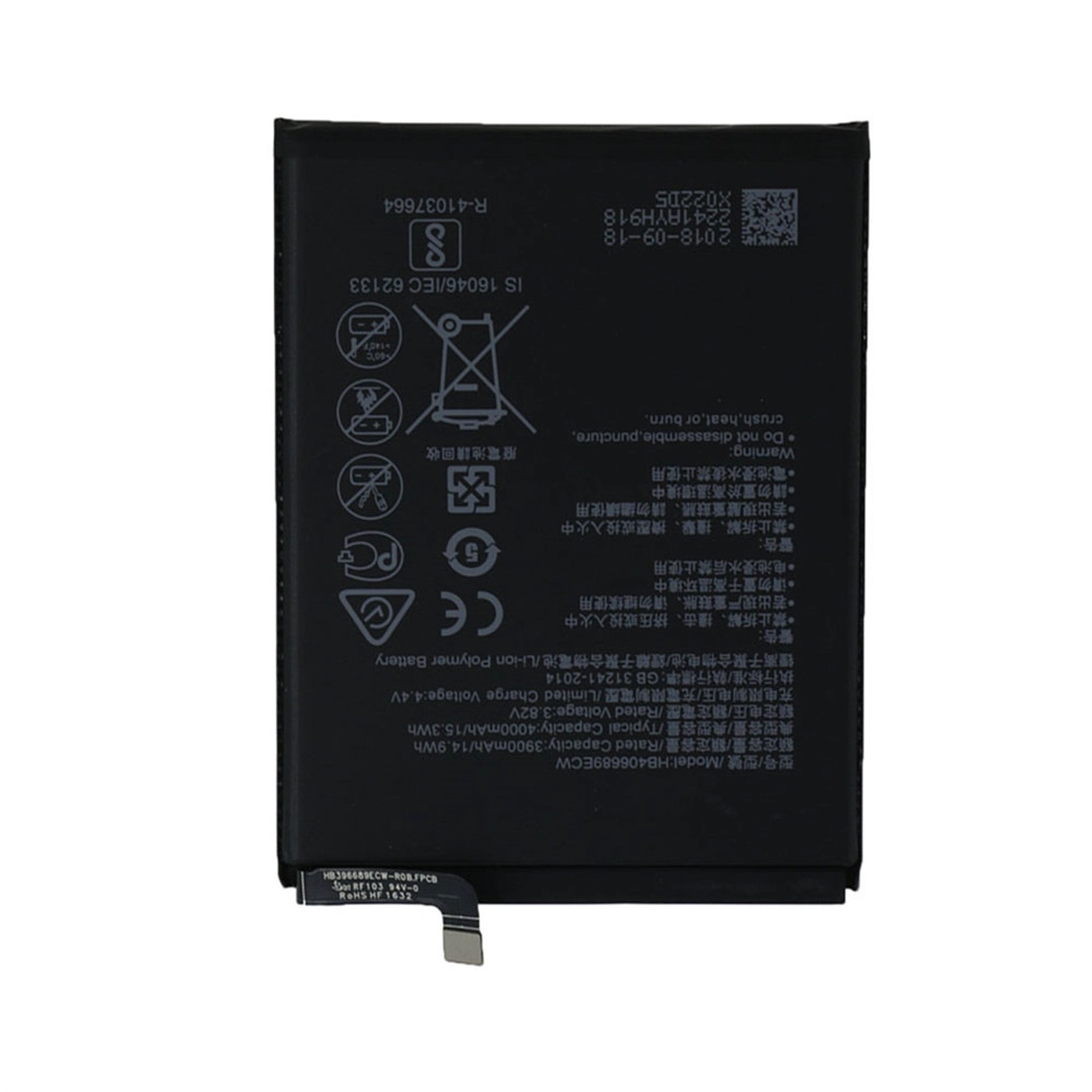 Bateria Li-ion para Huawei Mate 9 Hb406689ECW 3.8V 4000mAh Telefone celular Substituição da bateria