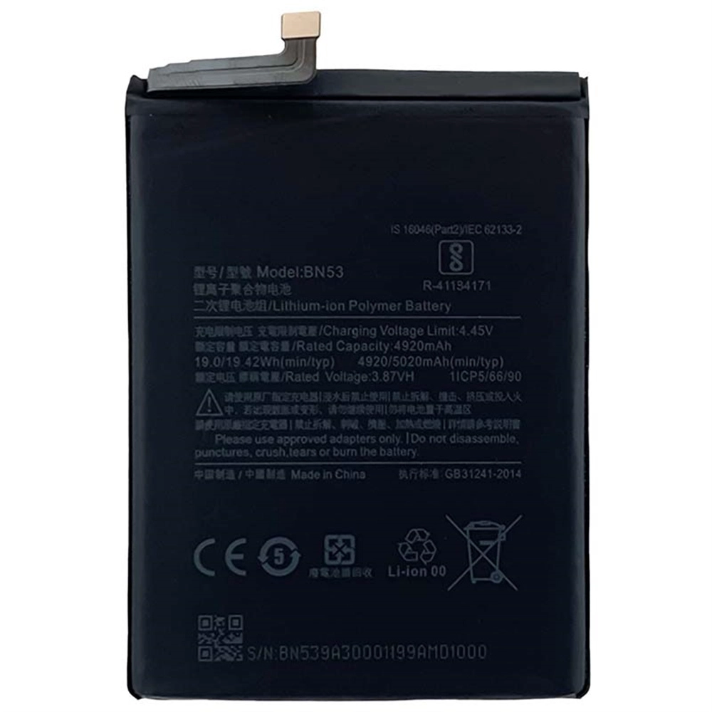 Li-Ion Battery For Xiaomi Redmi 9 3.87V 5020Mah Mobile Phone Battery Replacement