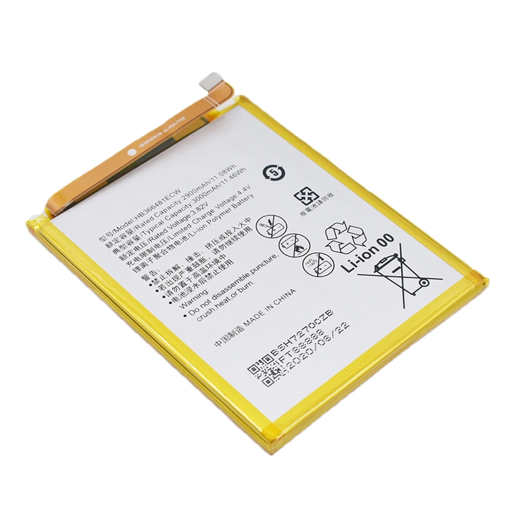 휴대 전화 배터리 HB366481ECW 3000mAh 3.8V 배터리 Huawei 명예 8 Lite P8 Lite 2017