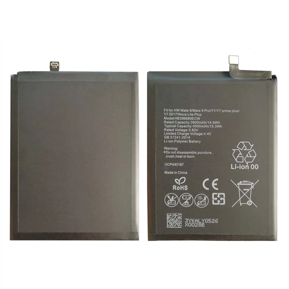 Mobile Phone Battery Hb396689Ecw 4000Mah For Huawei Y9 2018 Battery Replacement