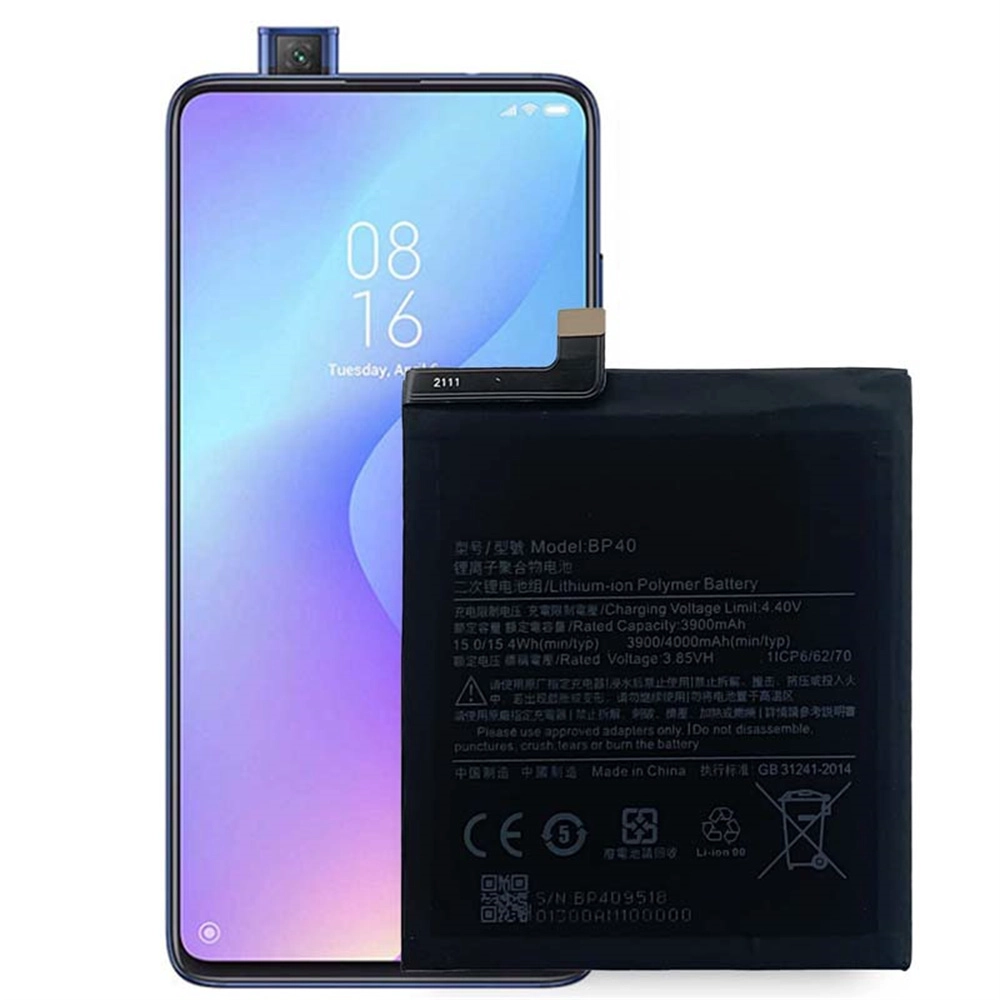 Mobile Phone For Xiaomi Redmi 9T Battery Replacement 4000Mah Bp40