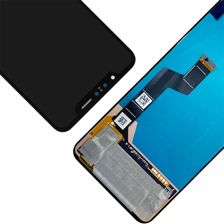 Telefone celular Display LCD para LG G8S Thinq LCD Touch Screen Digitador Montagem Preto / Branco
