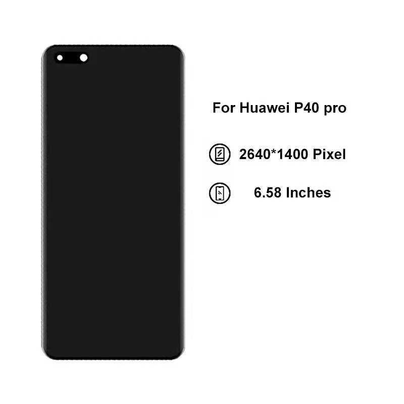 Mobile Phone Lcd Display Touch Screen Assembly Digitizer For Huawei P40 Pro Lcd Black