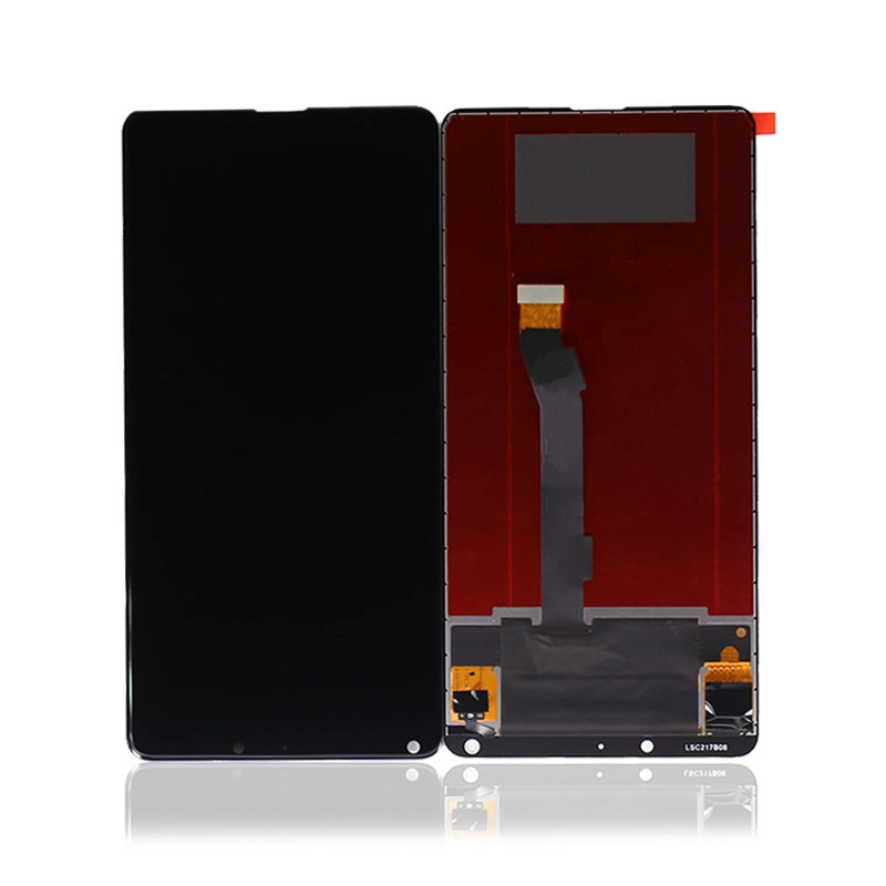 الهاتف المحمول lcd ل xiaomi mi mix 2 ثانية شاشة lcd لمس الشاشة محول الأرقام الجمعية الأسود / الأبيض
