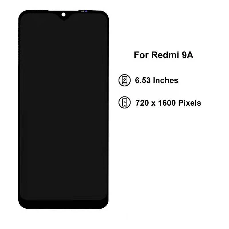Mobiltelefon LCD für Xiaomi Redmi 9A LCD Display Touchscreen Digitizer-Montageersatz