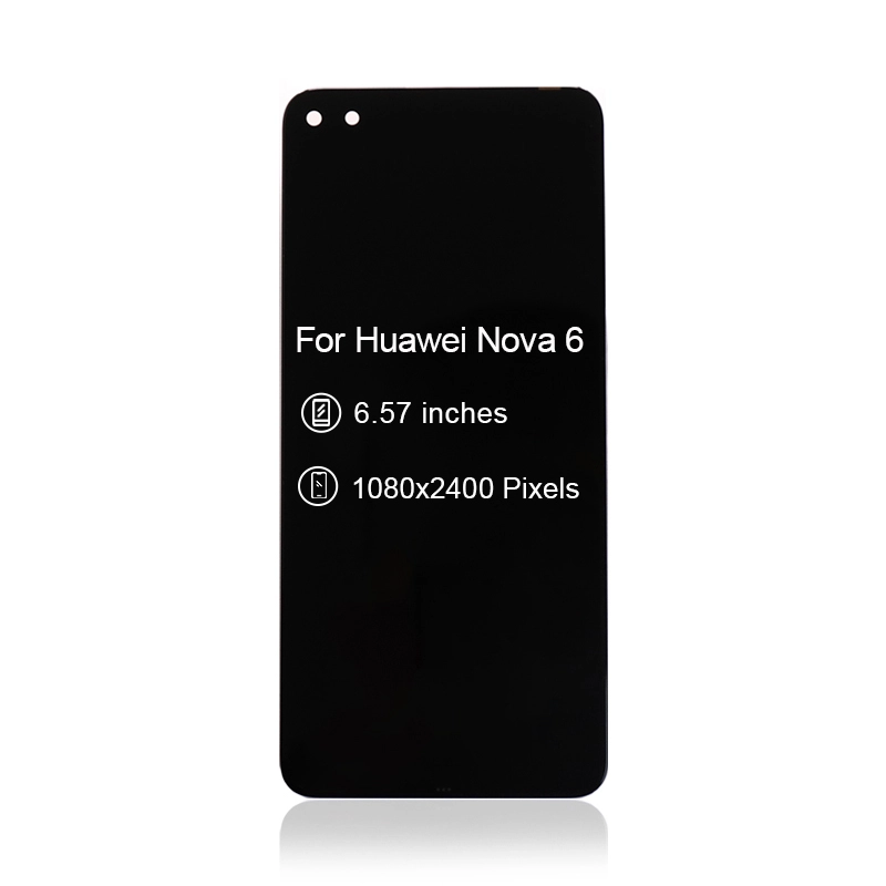 Mobile Phone Lcd Screen For Huawei Nova 6 Ecran Touch Screen Display Digitizer Assembly Black