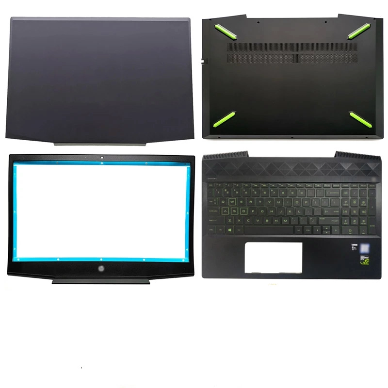 Nuevo para HP Pavilion 15-CX Series LCD LCD Tapa trasera LCD Frente Bisel LCD PalmRest Funda inferior Funda inferior L20314-001