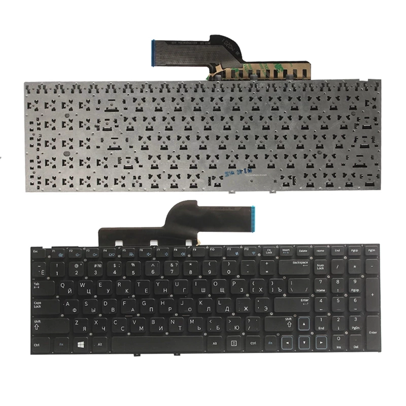 Nuovo russo per Samsung 300E5A 305E5A 300V5A 305E5A 300V5A 305V5A NP300 NP300E5A NP305A5A NP300V5A NP305A NP300V5A NP305V5A 300E5X RU Tastiera per laptop senza telaio
